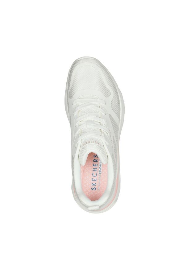 skechers - Buty SKECHERS TRES-AIR Biały. Okazja: na co dzień. Kolor: biały. Materiał: syntetyk, tkanina