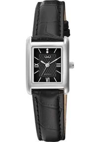 Zegarek damski QQ C69A-011P CYRKONIE czarny. Kolor: czarny #1