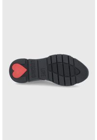 Love Moschino buty kolor czarny. Nosek buta: okrągły. Kolor: czarny. Szerokość cholewki: normalna. Obcas: na platformie #4