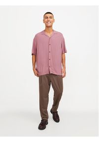 Jack & Jones - Jack&Jones Koszula Jeff 12248386 Różowy Relaxed Fit. Kolor: różowy. Materiał: wiskoza #4