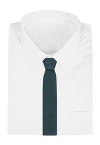 Alties - Klubowy, Klasyczny, Męski Krawat - ALTIES - Ciemnozielony. Kolor: zielony. Materiał: tkanina. Styl: klasyczny
