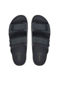 Geox Klapki U Flextride S U652JB 000EK C4002 Granatowy. Kolor: niebieski. Materiał: skóra #5