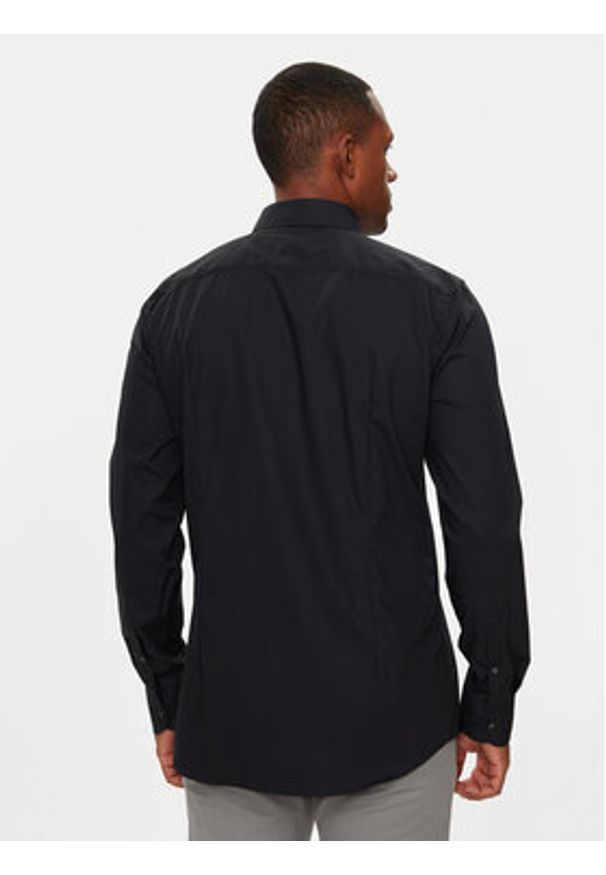 BOSS - Boss Koszula H-Hank-Kent-C1-214 50469345 Czarny Slim Fit. Typ kołnierza: kołnierzyk klasyczny. Kolor: czarny. Materiał: bawełna