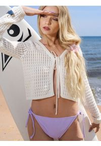 Sinsay - Dół od bikini - fioletowy. Kolor: fioletowy