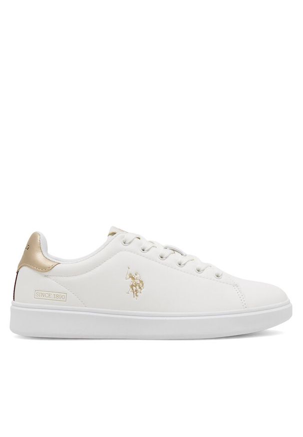 Sneakersy U.S. Polo Assn.. Kolor: biały