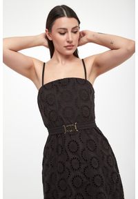 Twinset Milano - Sukienka w haft angielski TWINSET. Wzór: haft