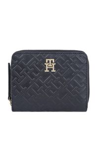 TOMMY HILFIGER - Mały Portfel Damski Tommy Hilfiger. Kolor: czarny