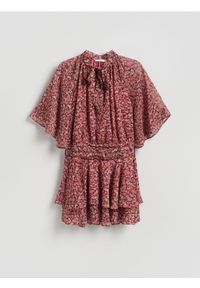 Reserved - Sukienka mini - wielobarwny. Materiał: tkanina. Długość: mini #1