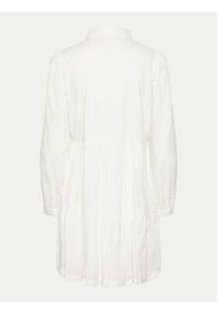 YAS Sukienka koszulowa Tia 26032815 Biały Regular Fit. Kolor: biały. Materiał: bawełna. Typ sukienki: koszulowe #8