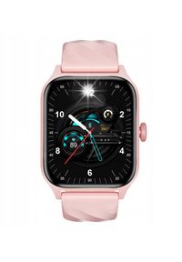 NoName - Smartwatch Smartwatch Weofly Active różowy SpO, alarm, budzik, IP67, ABS+PC, IPS. Rodzaj zegarka: smartwatch. Kolor: różowy #1