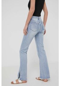 Answear Lab jeansy PREMIUM JEANS damskie medium waist. Kolor: niebieski. Styl: wakacyjny