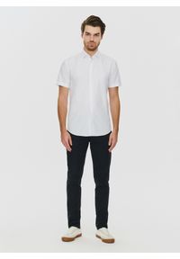 Pako Lorente - PAKO LORENTE – Biała koszula męska z krótkim rękawem. Kolor: biały. Długość rękawa: krótki rękaw. Długość: krótkie. Wzór: gładki #2