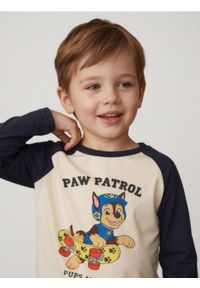 Sinsay - Koszulka z długimi rękawami PAW Patrol - kremowy. Kolor: kremowy. Długość rękawa: długi rękaw. Długość: długie #1