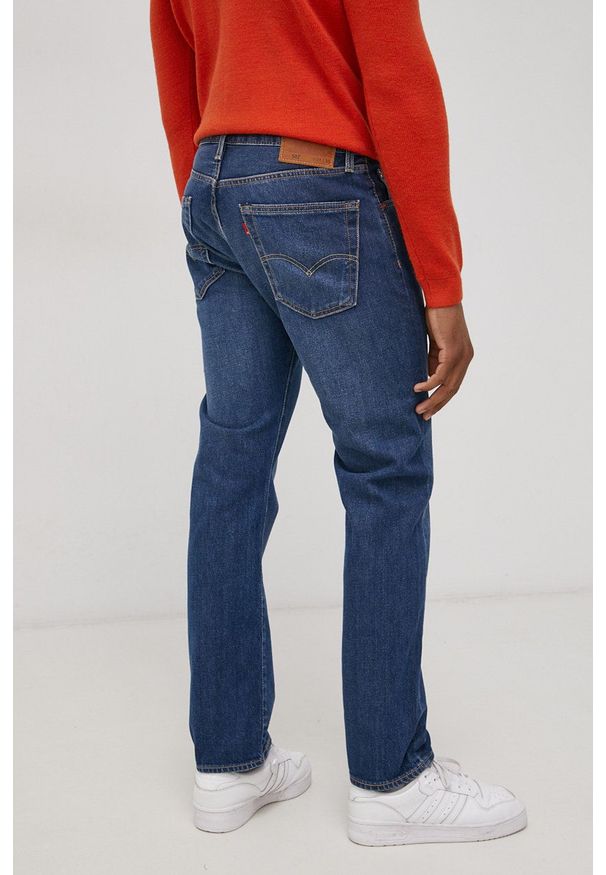 Levi's® - Levi's Jeansy 501 męskie. Okazja: na spotkanie biznesowe. Kolor: niebieski. Styl: biznesowy