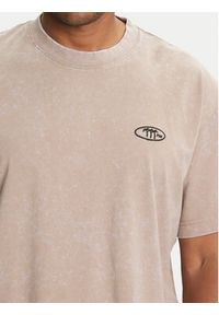 Jack & Jones T-Shirt Retreat 12277886 Beżowy Oversize. Kolor: beżowy. Materiał: bawełna #5