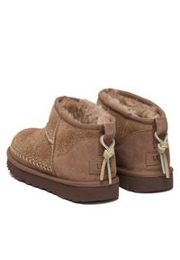 Ugg Śniegowce W Classic Ultra Mini Biarritz 1171538 Beżowy. Kolor: beżowy. Materiał: skóra, zamsz #2