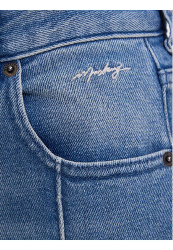 Mustang Jeansy Vermont 1016933 Niebieski Loose Fit. Kolor: niebieski