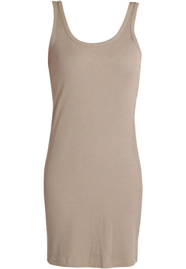 WE THE PEOPLE - Sukienka Midi Romina Beige - Elegancja z Miękkiej Bawełny. Kolor: beżowy. Materiał: bawełna. Typ sukienki: sportowe. Styl: sportowy, elegancki. Długość: midi
