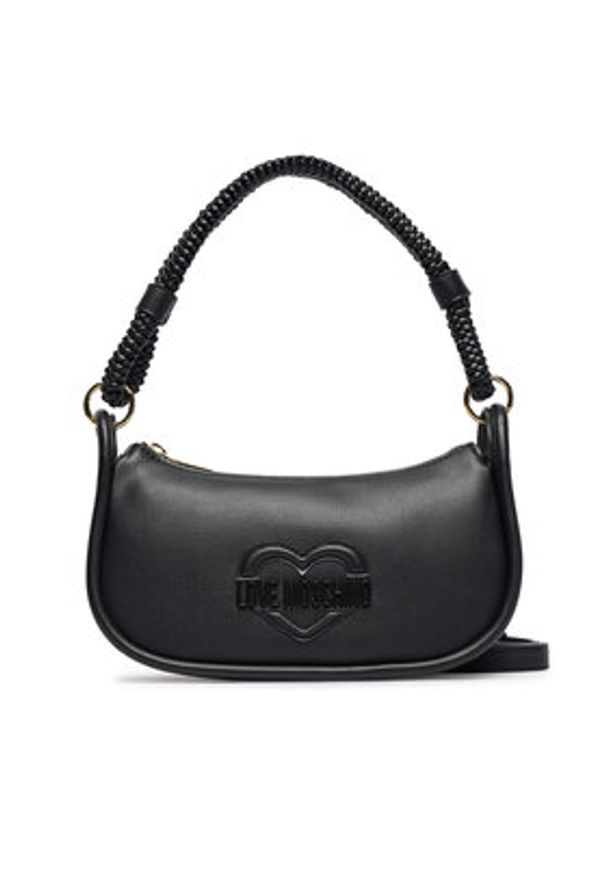 Love Moschino - LOVE MOSCHINO Torebka JC4098PP1OLL0000 Czarny. Kolor: czarny. Materiał: skórzane