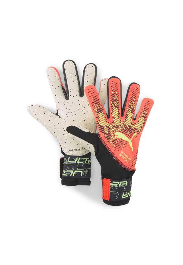 Puma - Rękawice bramkarskie PUMA Ultra Ultimate 1 NC. Kolor: wielokolorowy, żółty, pomarańczowy. Sport: piłka nożna