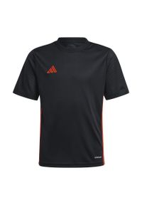 Adidas - Koszulka dla dzieci adidas Tabela 23. Kolor: czarny, wielokolorowy, pomarańczowy. Materiał: materiał, poliester, jersey. Sport: piłka nożna #1