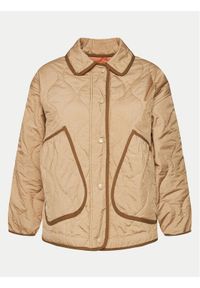 Deha Kurtka przejściowa D02592 Beżowy Comfort Fit. Kolor: beżowy. Materiał: syntetyk