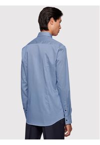 BOSS - Boss Koszula Jango 50445380 Niebieski Slim Fit. Kolor: niebieski. Materiał: bawełna #4