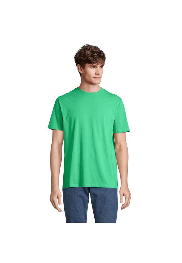 SOL'S - Koszulka Organiczna Unisex Dla Dorosłych Legend. Kolor: zielony. Sport: turystyka piesza