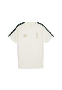 Puma - Męska koszulka Borussia Mönchengladbach KING PUMA Warm White Gold. Kolor: biały, wielokolorowy, żółty. Sport: piłka nożna
