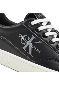 Calvin Klein Jeans Sneakersy Classic Cupsole Low Lace Lth Ml YW0YW01527 Czarny. Kolor: czarny. Materiał: skóra