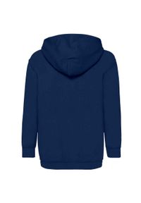 FRUIT OF THE LOOM - Bluza Z Kapturem Dla Dzieci. Typ kołnierza: kaptur. Kolor: niebieski