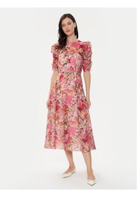 Ted Baker Sukienka koktajlowa Botani 275409 Różowy Regular Fit. Kolor: różowy. Materiał: lyocell. Styl: wizytowy #1