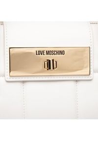 Love Moschino - LOVE MOSCHINO Torebka JC4420PP0FKR0120 Biały. Kolor: biały. Materiał: skórzane #4