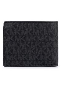 Michael Kors Duży Portfel Męski Greyson 39F9LGYF3B Czarny. Kolor: czarny. Materiał: skóra