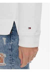 TOMMY HILFIGER - Tommy Hilfiger Bluza Heritage WW0WW31998 Biały Regular Fit. Kolor: biały. Materiał: syntetyk, bawełna #5