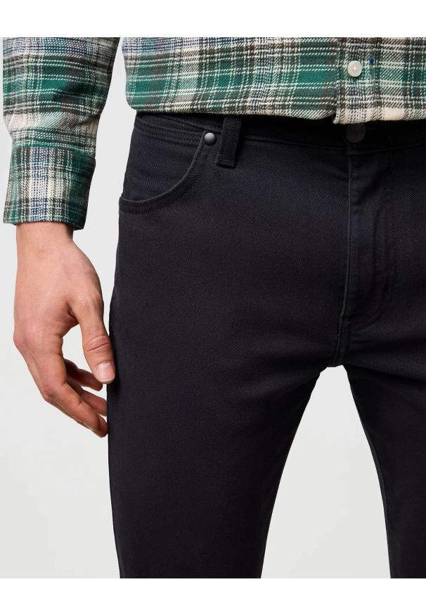 Wrangler - MESKIE SPODNIE WRANGLER LARSTON BLACK 112371641