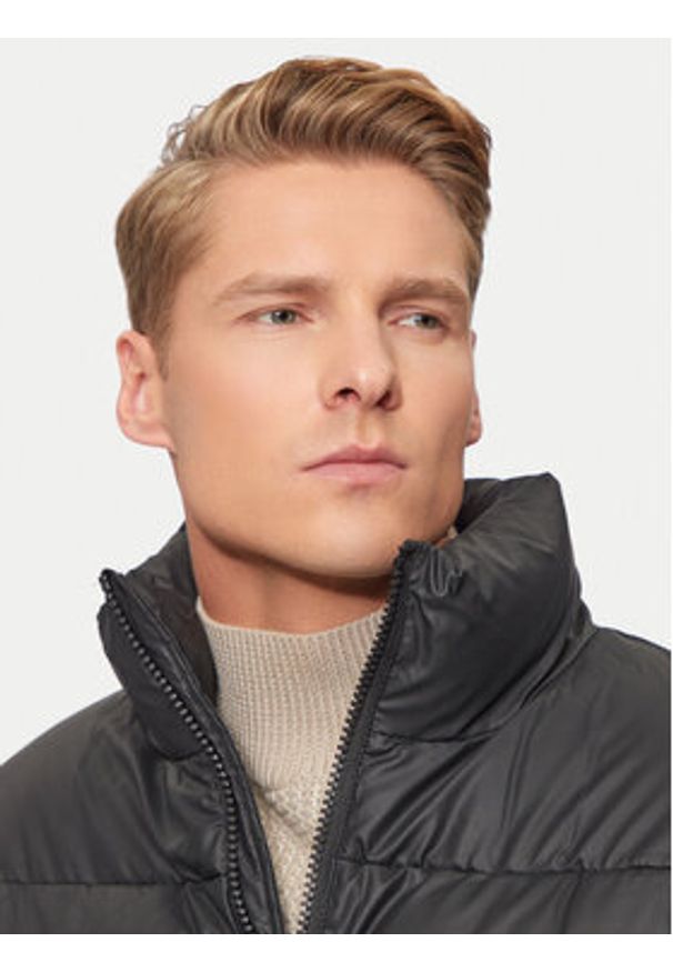 Only & Sons Kurtka zimowa 22030461 Czarny Regular Fit. Kolor: czarny. Materiał: skóra. Sezon: zima
