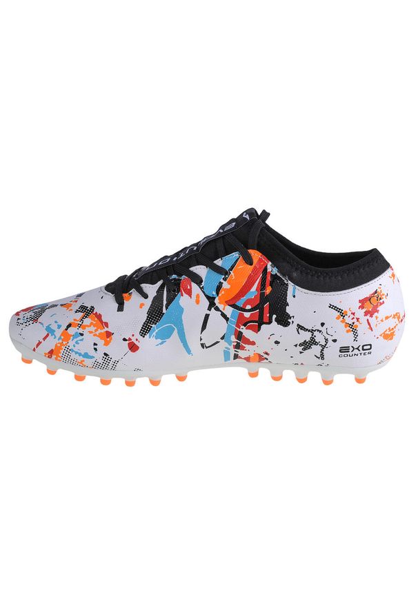 Buty piłkarskie - korki męskie, Joma Evolution 2316 AG. Kolor: biały, wielokolorowy. Sport: piłka nożna