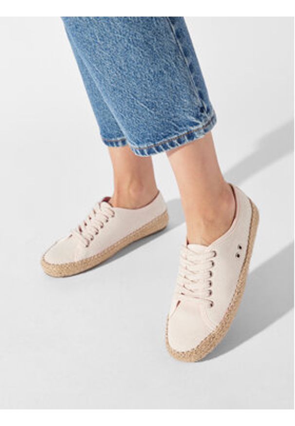 EMU Australia Espadryle W12883 Beżowy. Kolor: beżowy. Materiał: kauczuk