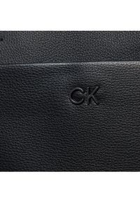 Calvin Klein Torebka Ck Daily Medium Tote Pebble K60K612113 Czarny. Kolor: czarny. Materiał: skórzane