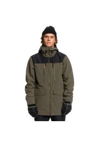 Kurtka snowboardowa męska Quiksilver Fairbanks. Kolor: zielony. Sport: snowboard