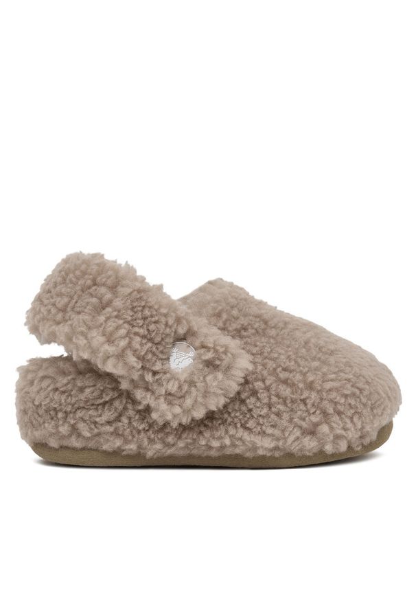 Kapcie Crocs. Kolor: beżowy