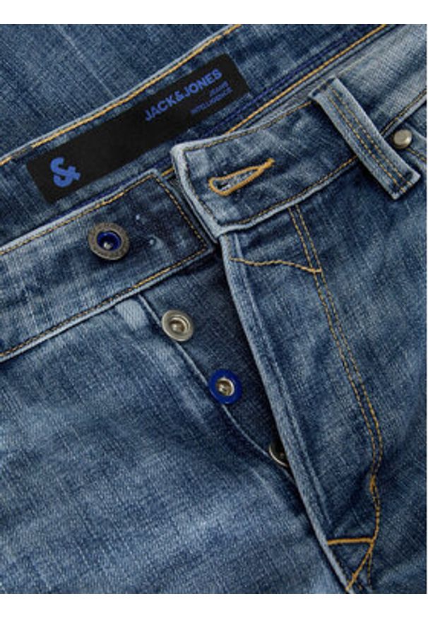 Jack & Jones - Jack&Jones Jeansy Glenn 12253296 Niebieski Slim Fit. Kolor: niebieski