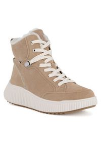 Rieker Revolution Lifestyle Trzewiki W1771-62 Beżowy. Kolor: beżowy. Materiał: zamsz, skóra #2
