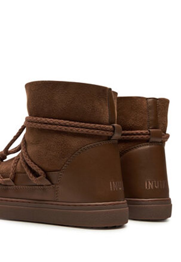 Inuikii Śniegowce Classic 75202-005 Brązowy. Kolor: brązowy. Materiał: zamsz, skóra