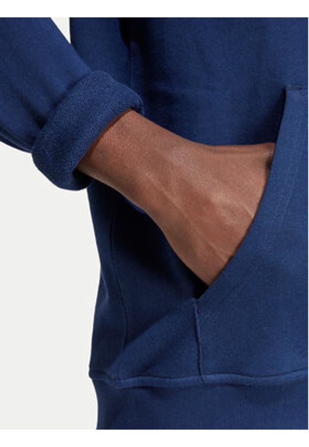 Adidas - adidas Bluza Trefoil Essentials IX7668 Granatowy Regular Fit. Kolor: niebieski. Materiał: bawełna