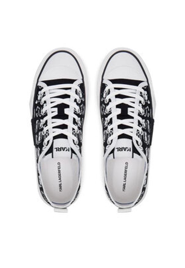 Karl Lagerfeld - KARL LAGERFELD Trampki KL60612T Czarny. Kolor: czarny. Materiał: materiał
