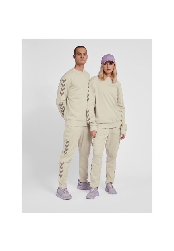 Bluza fitness dla dorosłych Hummel hml LEGACY chevron. Kolor: biały, wielokolorowy, beżowy, szary. Sport: fitness