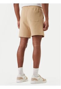 Tommy Jeans Szorty sportowe Signature DM0DM23017 Beżowy Regular Fit. Kolor: beżowy. Materiał: bawełna. Styl: sportowy #4