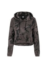 Urban Classics - Damska bluza z kapturem Urban Classic. Typ kołnierza: kaptur. Kolor: czarny #1